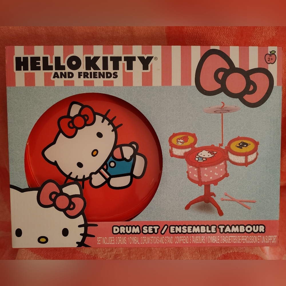Hello Kitty Officially Licensed Kid's Toy Drum Set - Ages 2+ - Picture 6 of 7